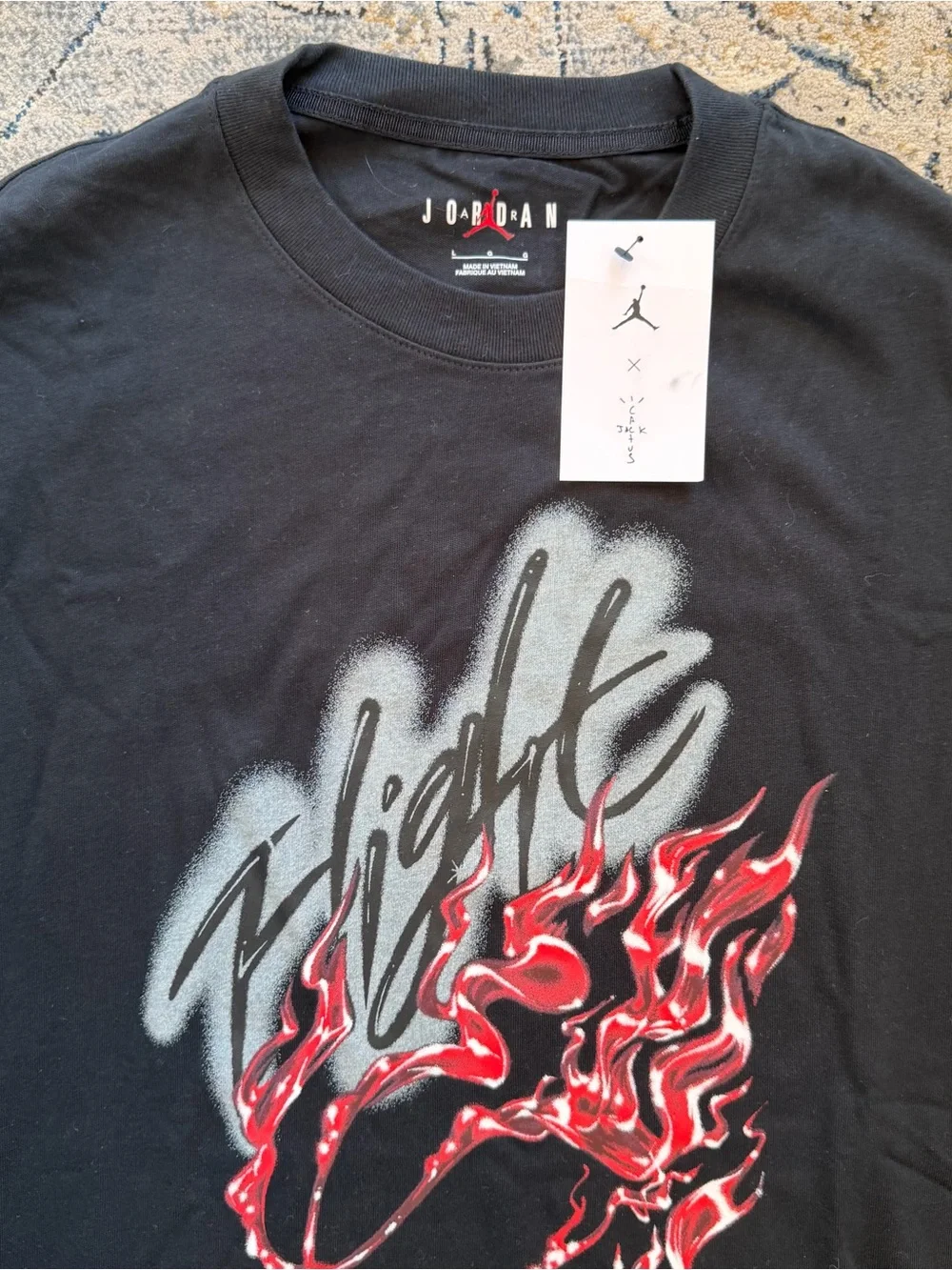 Nike x Cactus Jack Jordan Flight Short-Sleeve Tee - Basketball Graphic